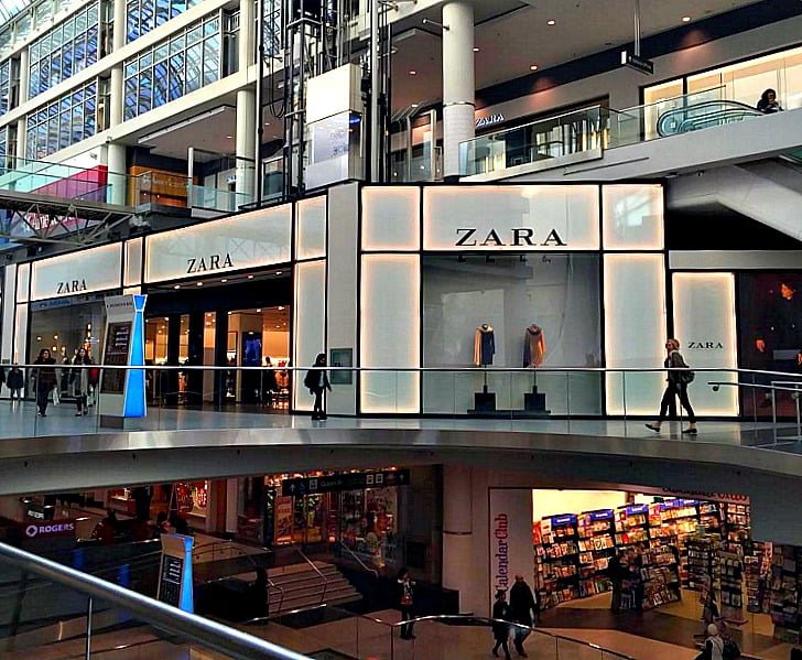 Zara Opens 2nd Largest Canadian 